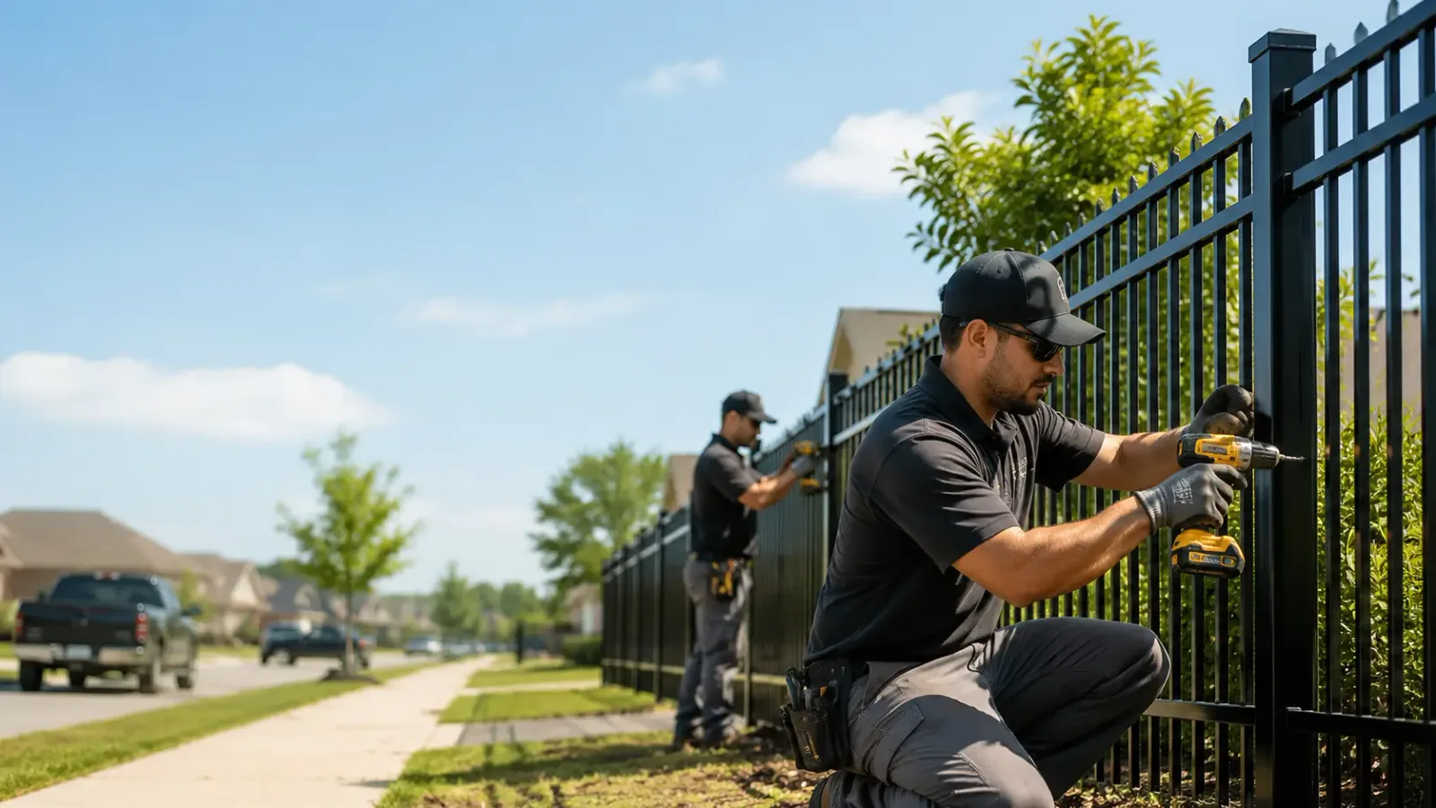 Metal Fence Installation in Monument Beach, MA